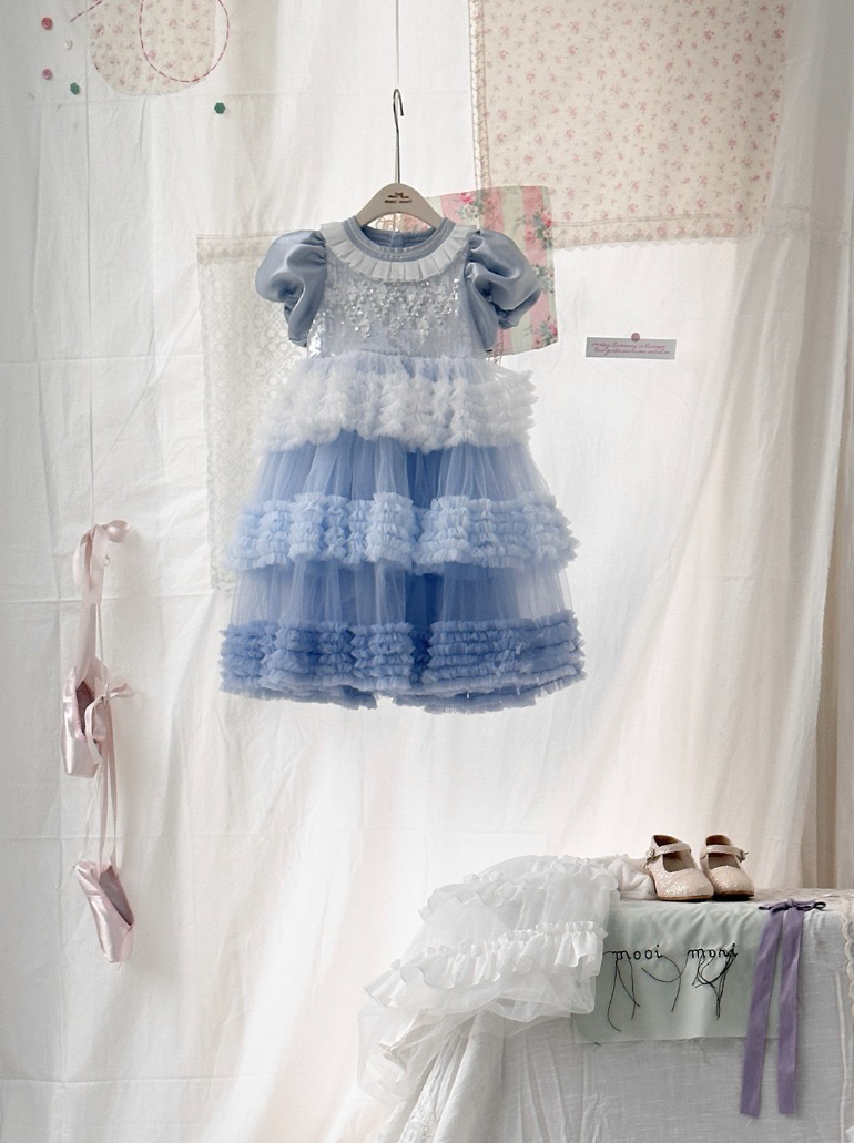 Sparkling Princess Ruffle Dress