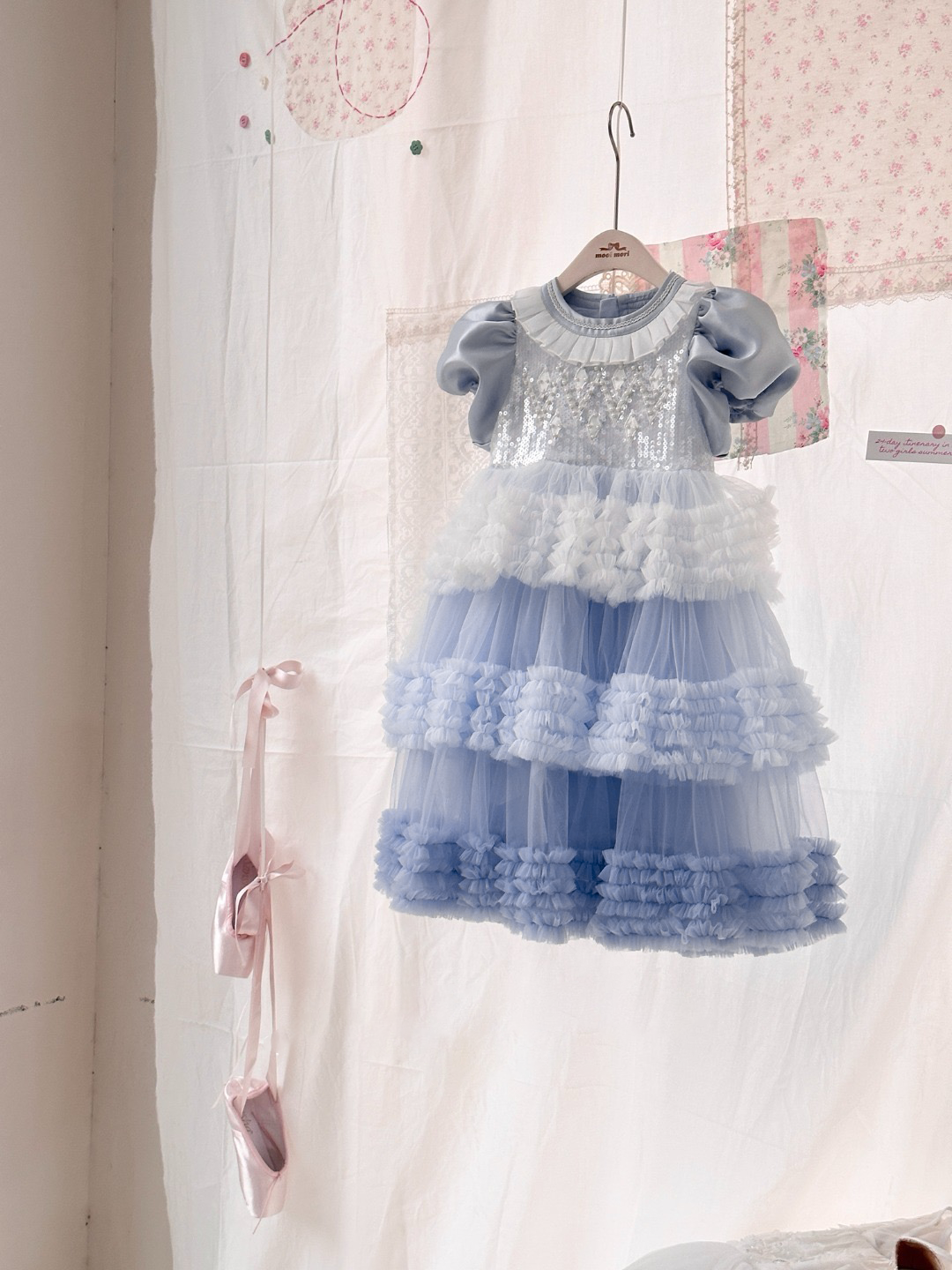 Sparkling Princess Ruffle Dress